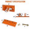 ONECHOI Tractor Bucket Hooks, Bolt On Clevis Mount with 1/2”