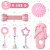 BLAZDEVE Puppy Teething Toys, Durable Rubber Chew Toys for Puppies