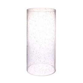 TLLAMP Large Size Bubble Straight Cylinder, Bubble Glass Cylinder Open Both Ends, Open Ended Bubble, Glass Lamp Shade Replacement 4.5x10 Multiple Specifications