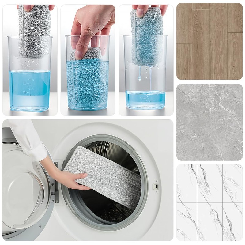 JOYMOOP Mop and Bucket Set, Dust Mops for Floor Cleaning,