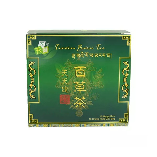 TIANTIANJIAN Tiantian Baicao Tea(green package)-selling NO.1（TIANTIANJIAN天天健 百草茶 --US )