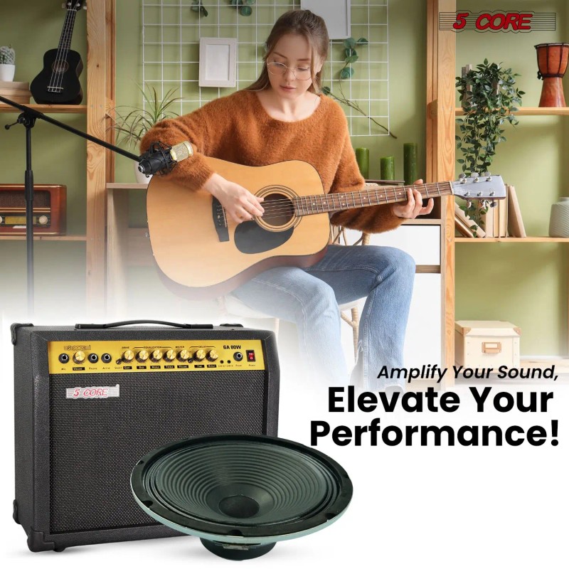 10\" Guitar Speaker 60W 8Ohm/16Ohm 25Oz Magnet 1.25\" VC Amplifier