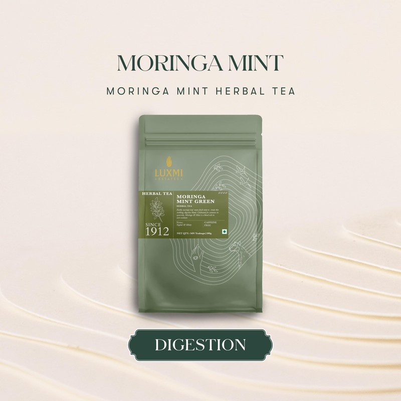 Luxmi Estates - Moringa Mint - Organic Moringa Mint Tea