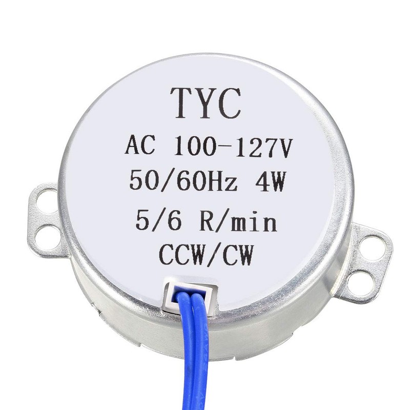 uxcell Electric Synchronous Synchron Motor - Turntable Motor 100-127 VAC