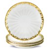 LETAOTAO Factory Supply Eco-Friendly Round White Porcelain Ceramic Steak Plate