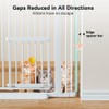 71" Extra Tall Pet Gate, 29.5-43" Wide with Adjustable Cat