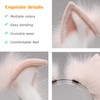 ZFKJERS Handmade Fur Fox Cat Ears Headband Fursuit Headwear Cosplay