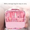 Baby Healthcare Kit Scissors Nail Clippers Tweezers Feeding Spoon Thermometer
