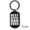Stepdad Gifts from Stepdaughter Stepson Stepdad Keyring for Stepfather Fathers