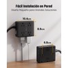 SUPERDANNY 12 En 1 Regleta Multicontacto 3 Metros Enchufe Plano,