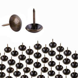 Yosoo 100pcs Antique Bronze Upholstery Nail Wood Decorative Tack Stud for Home Furniture Decor (Size:Type3-green Bronze)
