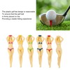 6PCS Funny Golf Tees Plastic Lady Bikini Girl Golf Tees