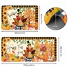 APROPHIC Fall Kitchen Mat Pumpkin Sunflower Kitchen Mats for Floor