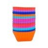 24Pcs Durable Reusable Silicone Cupcake Liner Set – Non-Stick Muffin