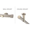 Ivilon Ceiling or Wall Mount Curtain Rod Brackets Holders for