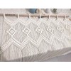 Achart - Cenefa de macramé, paneles de cortina de macramé,