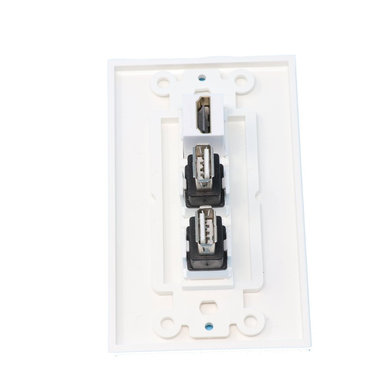RiteAV 1 Port HDMI 2 Port USB A-A Wall Plate