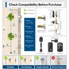 TEEHO Keyless Entry Door Lock Deadbolt with Handle Set, Electronic
