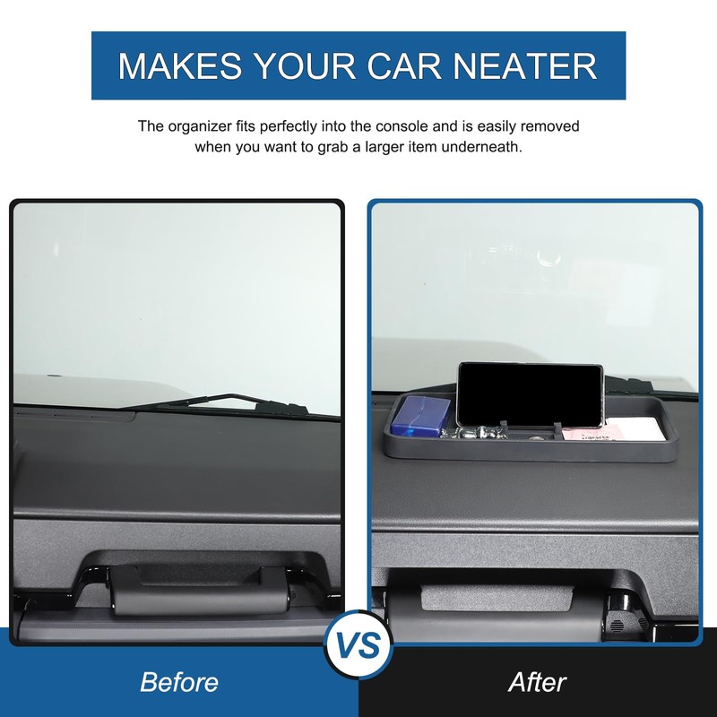 Tumukiw Center Console Dash Storage Tray Compatible with Ineos Grenadier