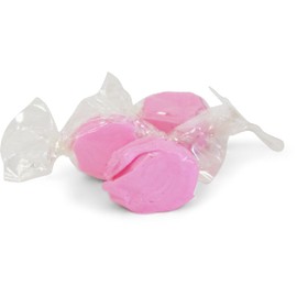 Pink Lemonade Taffy Chews by It's Delish, 1 lb Bulk Bag - Individually Wrapped Gourmet Soft Fluff Taffy - Great Candy for Pink Themed Parties, USA Made, Vegan & Kosher