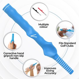 Right-Hand Golf Grip Trainer – Golf Swing Training Aid for Perfect Hand Positioning | Anti-Slip Grip Trainer for Beginners & Pros | Improve Accuracy, Power & Consistency