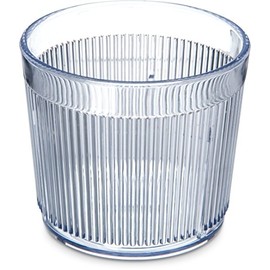 Carlisle 402907 Crystalon Stackable SAN Tumbler, 9.7 oz. Capacity, Clear
