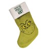 Divas World The Grinch Christmas Stocking: Large Green Naughty/Nice List