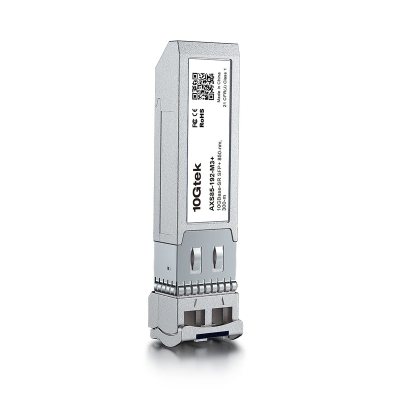 10Gtek Industrial Grade 10GBase-SR SFP+ Module, 10G 850nm MMF, Max