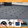 Black Carpet Spots Markers for Classroom - ForTomorrow 36 Pcs