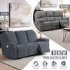 TAOCOCO Recliner Sofa Covers 8-Pieces Stretch Large Couch Covers for