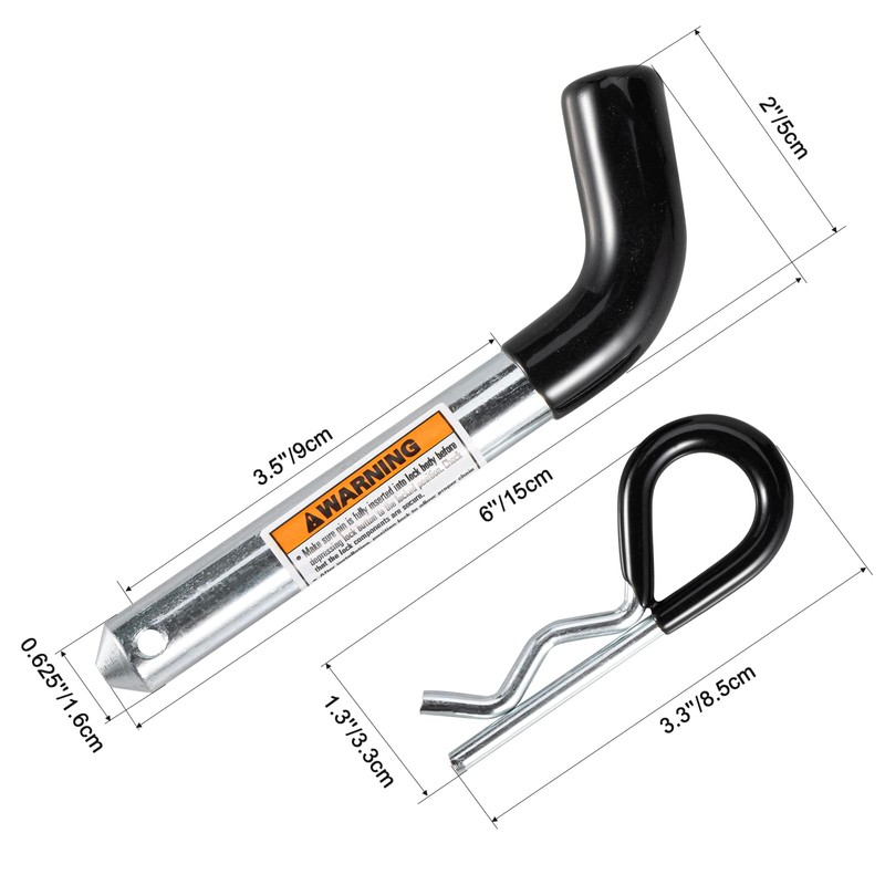 TOPSHINE Trailer Hitch Pin & Clip 4 Pack, 5/8 Inch