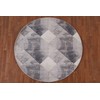 Geometric Modern Area Rug Oriental China Round Carpet