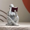 Reading Woman Figurine Bookshelf Pulp Sculpture Ornaments Thinker Style Resin