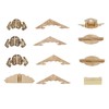 Brass Jewelry Box Corner Protector Hardware Accessories Ornament for Wooden