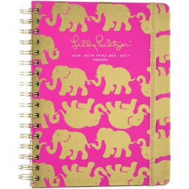 Large 17 Month 2016-2017 Agenda - Tusk In Sun (Pink)