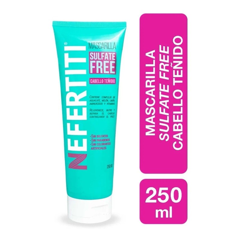 Mascarilla Para Cabello Teido Sin Sulfatos Ni Parabenos