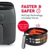 DASH Tasti-Crisp™ Electric Air Fryer Oven, 2.6 Qt., Grey –