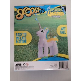 Sloosh Unicorn Sprinkler Giant Inflatable Unicorn Sprinkler Outdoor Water Inf...