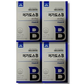 Goryeo Eundan Korea Eundan Megadose B Vitamin B Complex 60 tablets 4 boxes / 고려은단 메가도스B 비타민B군 60정 4박스