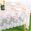 ShinyBeauty Lace Tablecloth, Rectangular, 152.4 x 304.8 cm, Boho Lace,
