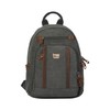 Troop London TRP0255 Classic Canvas Backpack - Green
