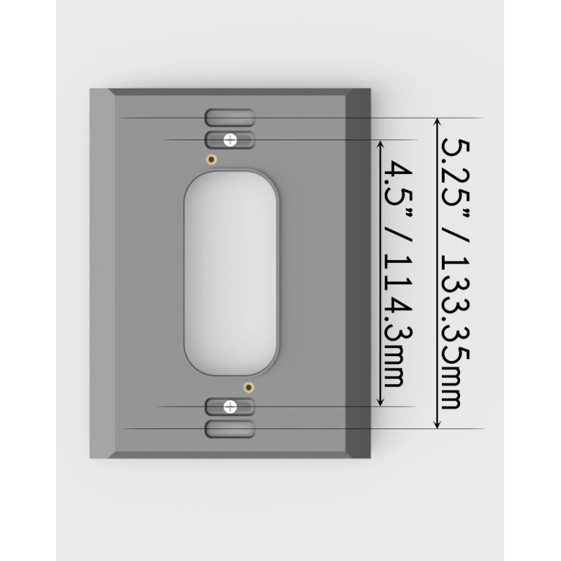 Hidden River Lab Ring Doorbell Wired PRO adapter plate NUTONE