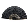 Accessotech Spanish Lace Silk Folding Hand Held Dance Fan Flower