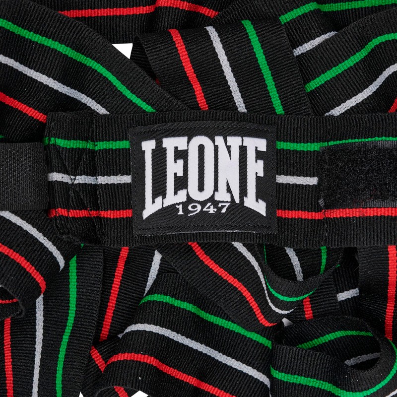 LEONE 1947 Unisex's Flag On Black Hand Wraps-AB705, 350 cm