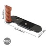 Foto4easy Wooden L-Shape Handle Grip for Nikon FM2 Camera with