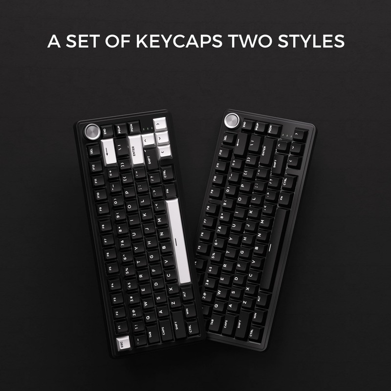 HITIME XVX WOB Double Shot PBT Keycaps Set 138 Keys,