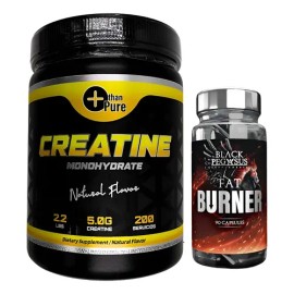 Kit Creatina Monohidratada 1kg + Quemador De Grasa Corporal
