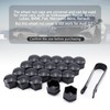 CIXLOGIC 20pcs Wheel Bolt Nut Cap Hexagonal Tire Nut Covers