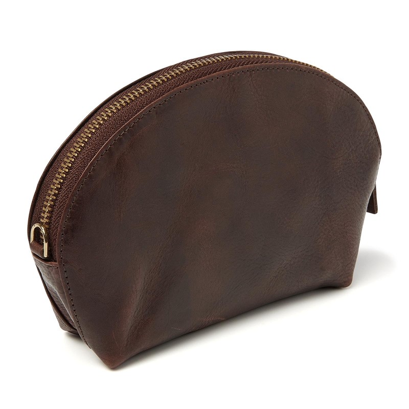 dR Amsterdam Makeup Bag, brown, Contemporary