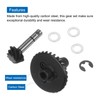 uxcell Steel Differential Gear 30T 8T Reverse Helical Gear RC